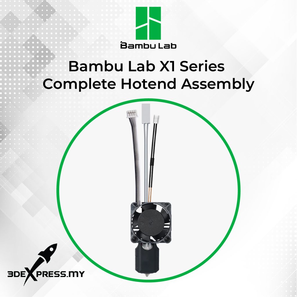 Bambu Lab X1 Series – Complete Hotend Assembly – 3DEXPRESS.MY