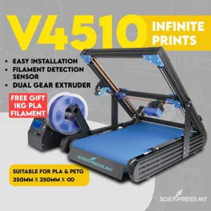 3DExpress.my V4510 - Largest Infinity Belt 3D Printer