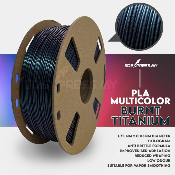 PLA MULTI-COLOUR (CHAMELEON EFFECT) FILAMENT 1KG (Extreme & Prosumer Series) - Image 2
