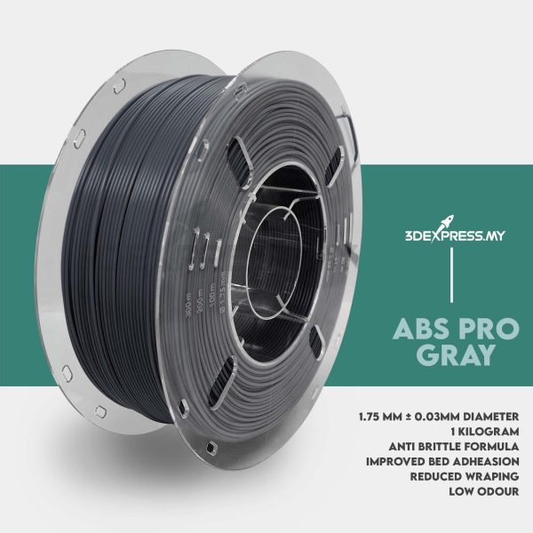 ABS PRO 3D FILAMENT 1KG -Solid Color (Basic Series) - Image 16