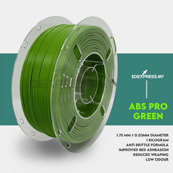 ABS PRO 3D FILAMENT 1KG -Solid Color (Basic Series) - Image 2