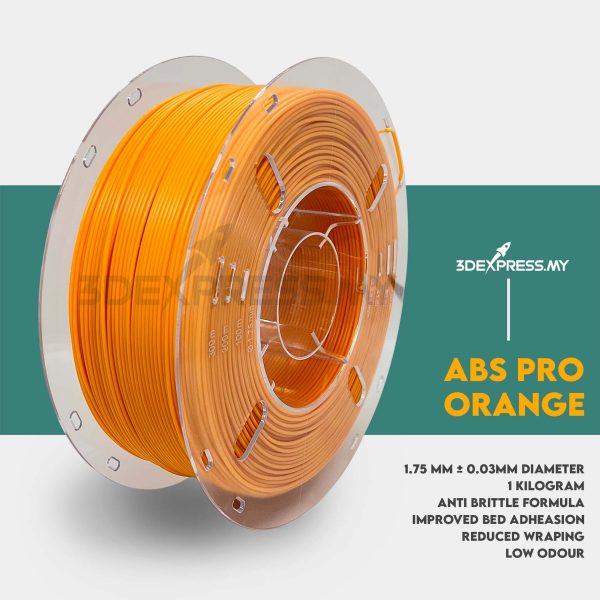 ABS PRO 3D FILAMENT 1KG -Solid Color (Basic Series) - Image 4