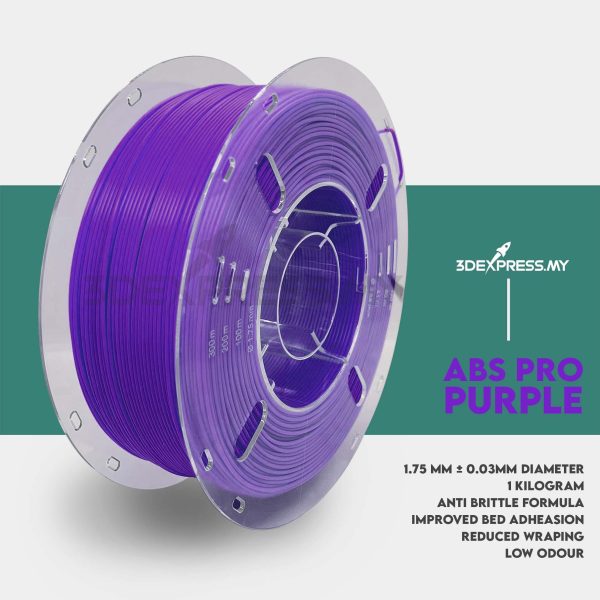 ABS PRO 3D FILAMENT 1KG -Solid Color (Basic Series) - Image 6