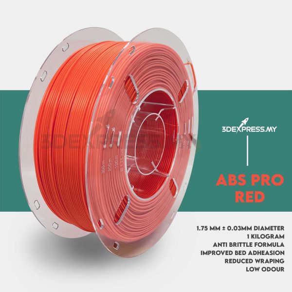 ABS PRO 3D FILAMENT 1KG -Solid Color (Basic Series) - Image 7
