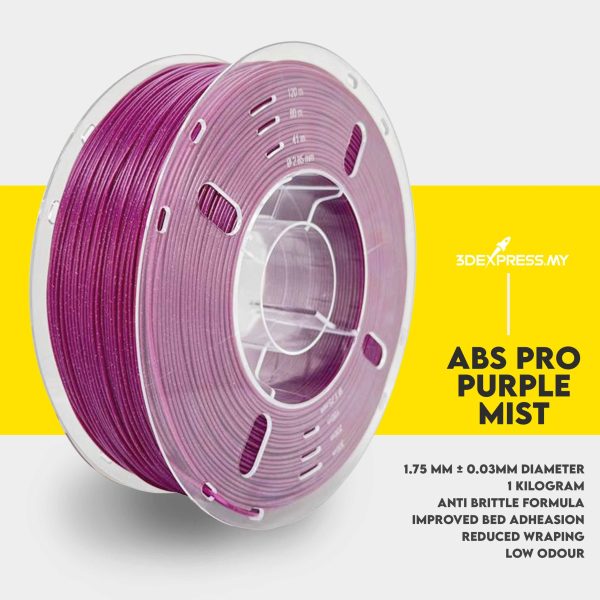 ABS PRO SPARKLE FILAMENT 1KG - GLITTER FILLED (Extreme Series) - Image 3