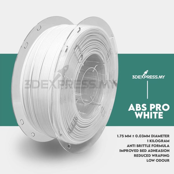 ABS PRO 3D FILAMENT 1KG -Solid Color (Basic Series) - Image 10