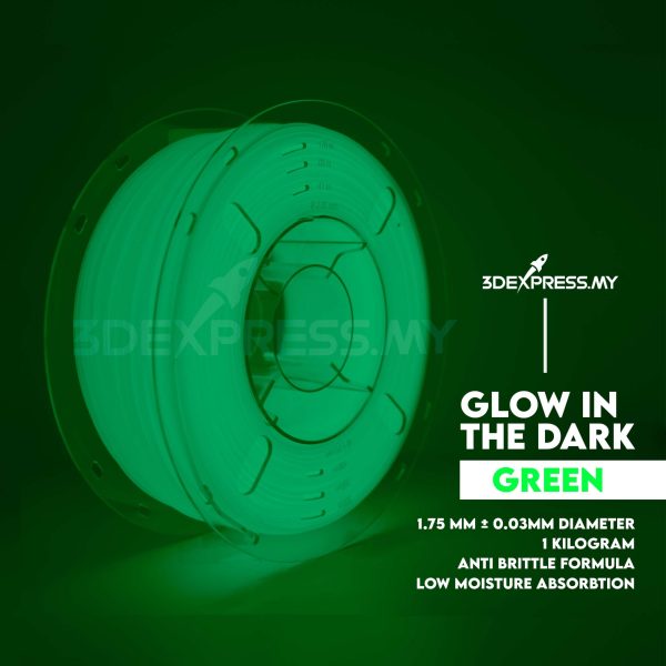 PLA GLOW IN THE DARK FILAMENT 1KG - LUMINESCENCE (Basic Series) - Image 5