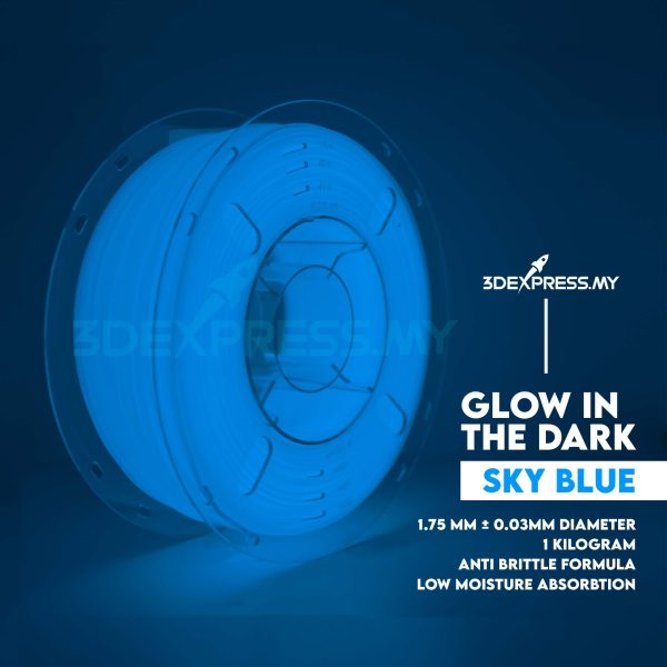 PLA GLOW IN THE DARK FILAMENT 1KG - LUMINESCENCE (Basic Series) - Image 3