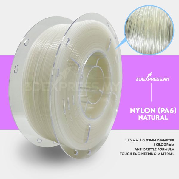 NYLON (PA6) FILAMENT 1KG Solid Colour (Extreme Series) - Image 3