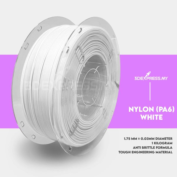NYLON (PA6) FILAMENT 1KG Solid Colour (Extreme Series) - Image 2