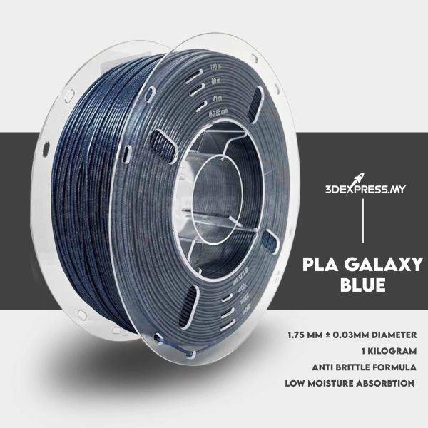 PLA GALAXY FILAMENT 1KG - GLITTER FILLED (Extreme Series) - Image 3