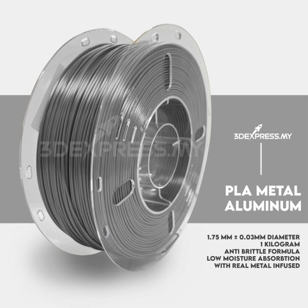 PLA METAL FILL FILAMENT 1KG - METAL FILL Solid & Rainbow Color (Basic Series) - Image 2