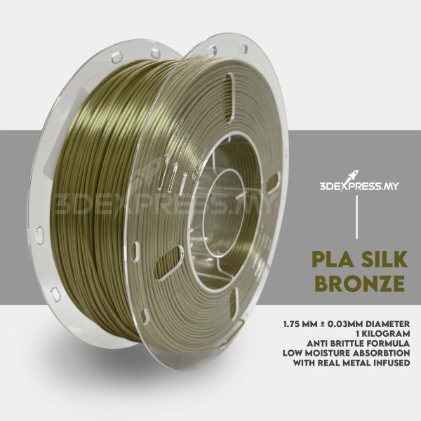 PLA METAL FILL FILAMENT 1KG - METAL FILL Solid & Rainbow Color (Basic Series) - Image 4
