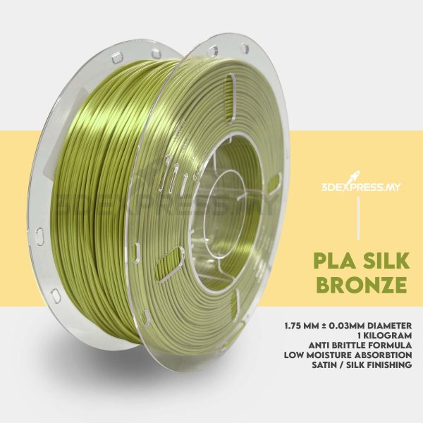 PLA SILK FILAMENT 1KG- Silk Solid and Rainbow (Basic Series) - Image 14