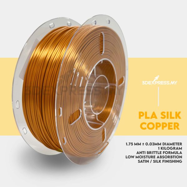 PLA SILK FILAMENT 1KG- Silk Solid and Rainbow (Basic Series) - Image 16
