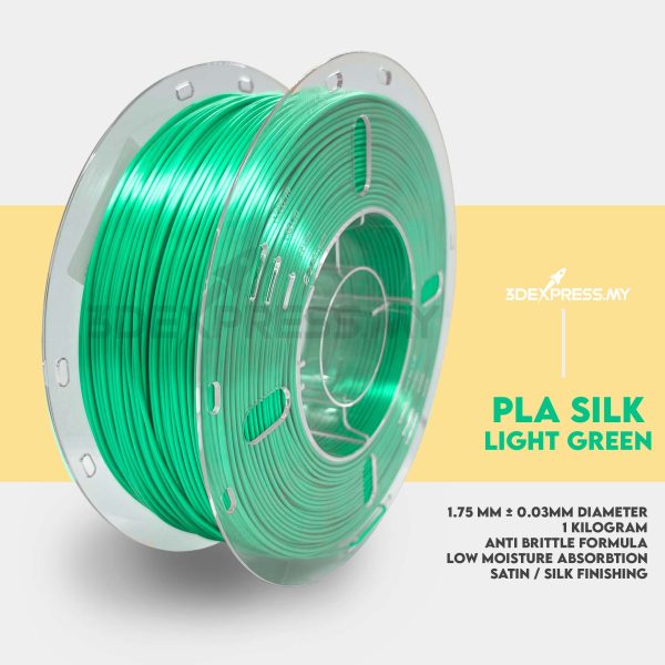 PLA SILK FILAMENT 1KG- Silk Solid and Rainbow (Basic Series) - Image 2