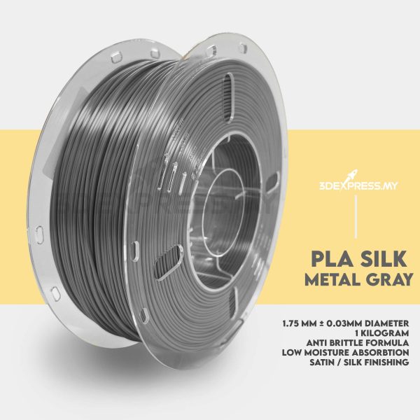PLA SILK FILAMENT 1KG- Silk Solid and Rainbow (Basic Series) - Image 3
