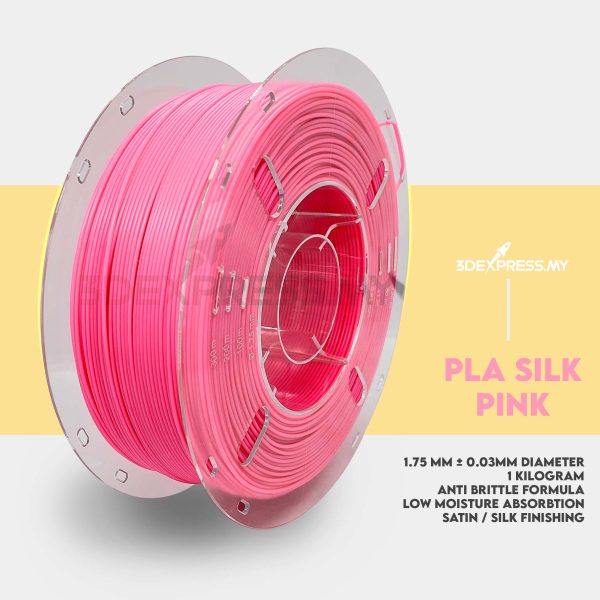PLA SILK FILAMENT 1KG- Silk Solid and Rainbow (Basic Series) - Image 5