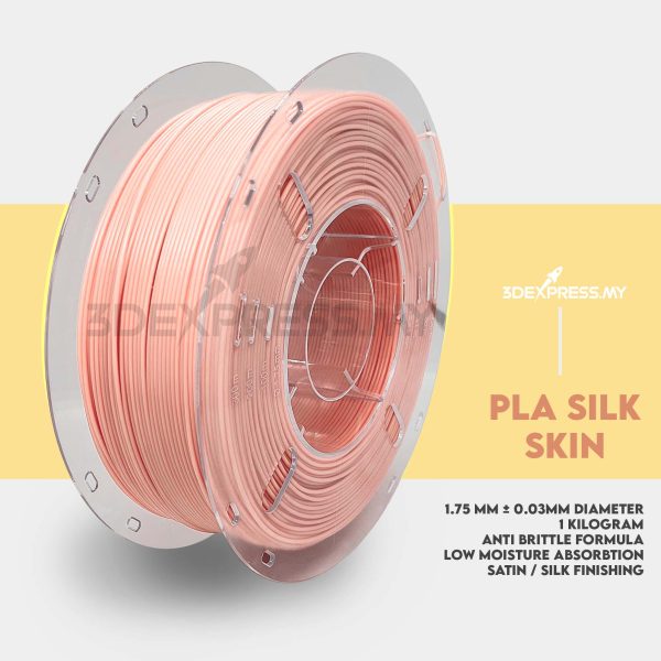 PLA SILK FILAMENT 1KG- Silk Solid and Rainbow (Basic Series) - Image 9