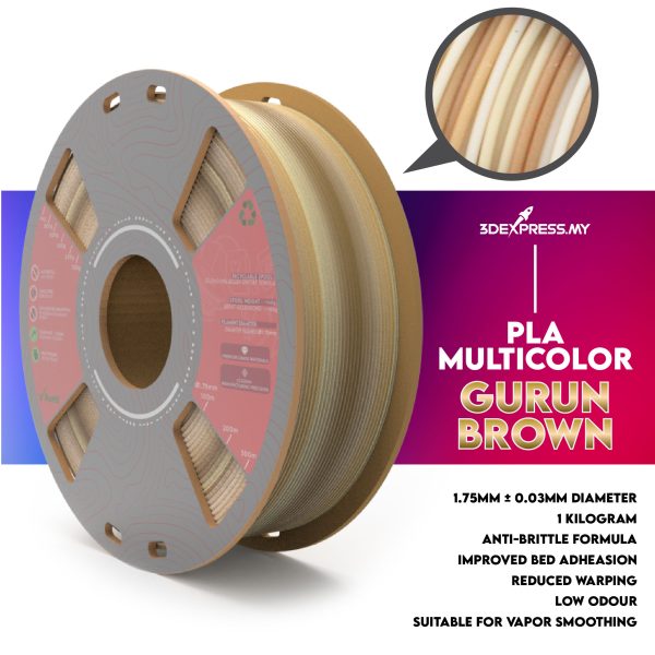PLA MULTI-COLOUR (CHAMELEON EFFECT) FILAMENT 1KG (Extreme & Prosumer Series) - Image 4