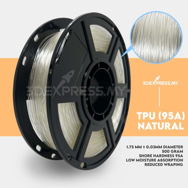 TPU 95A FLEXIBLE FILAMENT 0.5KG (Basic Series) - Image 9