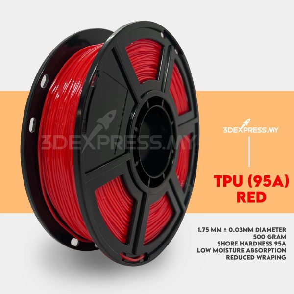 TPU 95A FLEXIBLE FILAMENT 0.5KG (Basic Series) - Image 3
