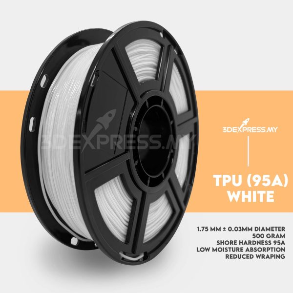 TPU 95A FLEXIBLE FILAMENT 0.5KG (Basic Series) - Image 4