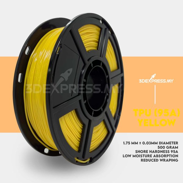 TPU 95A FLEXIBLE FILAMENT 0.5KG (Basic Series) - Image 5