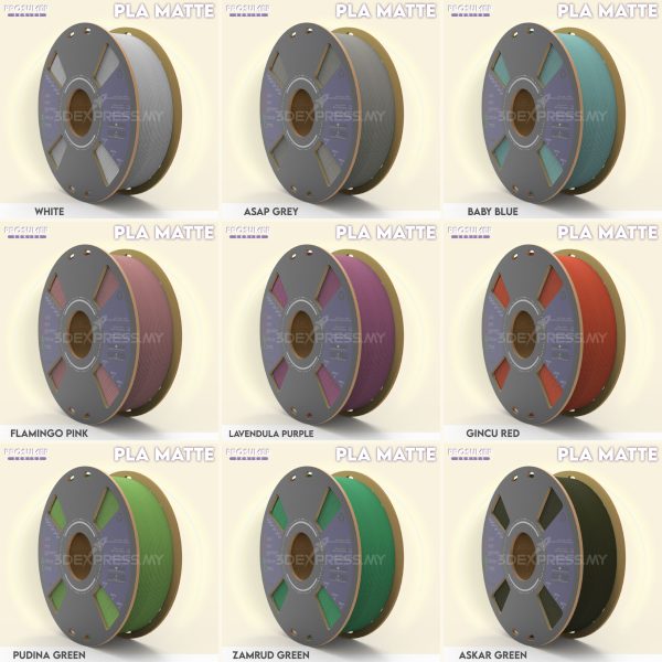 PLA MATTE FILAMENT 1KG (PROSUMER Series) - Image 3