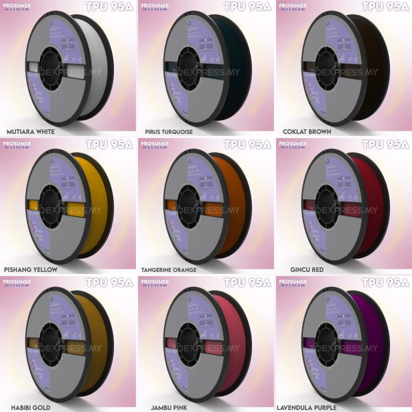 TPU 95A FILAMENT 1KG (PROSUMER Series) - Image 3