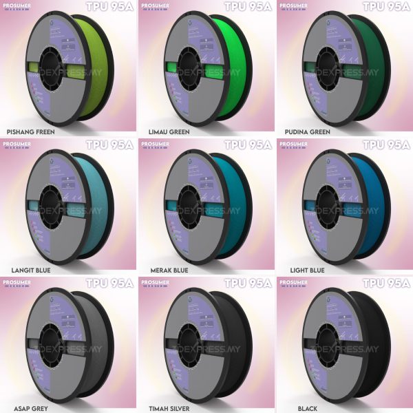 TPU 95A FILAMENT 1KG (PROSUMER Series) - Image 2