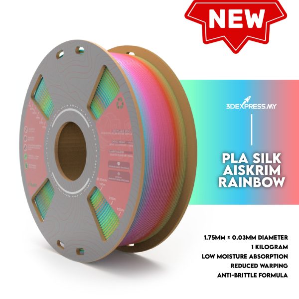 PLA SILK DUAL-COLOUR (CO-EXTRUSION) FILAMENT 1KG (Extreme Series) - Image 6