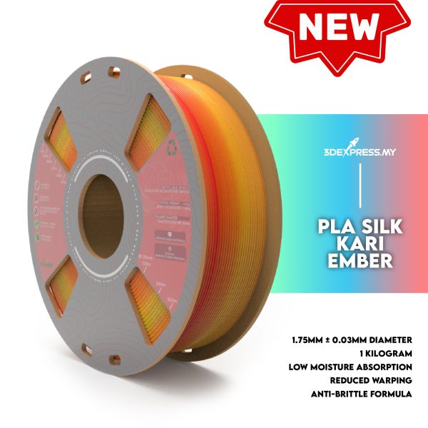 PLA SILK DUAL-COLOUR (CO-EXTRUSION) FILAMENT 1KG (Extreme Series) - Image 7