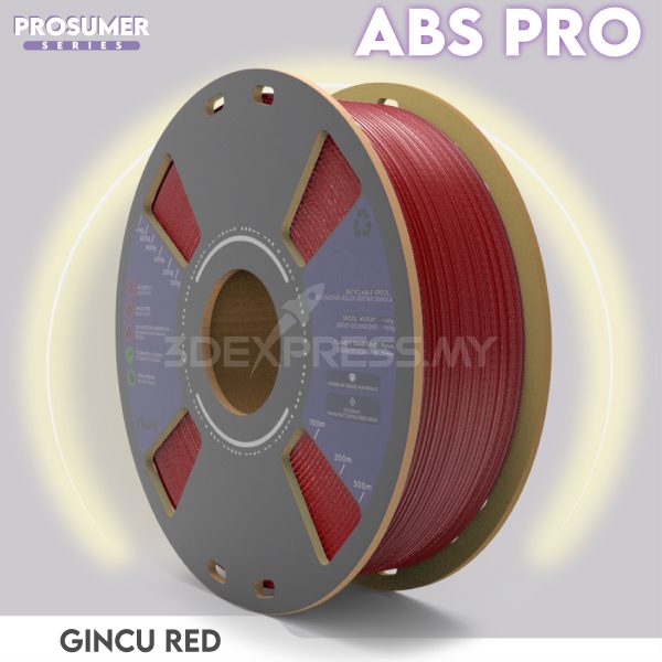 ABS PRO 3D FILAMENT 1KG - PROSUMER Series (Solid Color) - Image 18