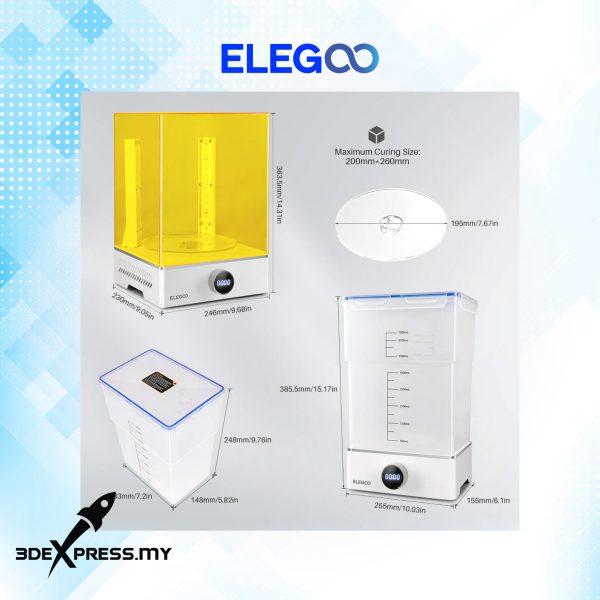 Elegoo Mercury XS Bundle Wash and Cure - Image 3