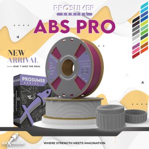 ABS PRO 3D FILAMENT 1KG - PROSUMER Series (Solid Color)