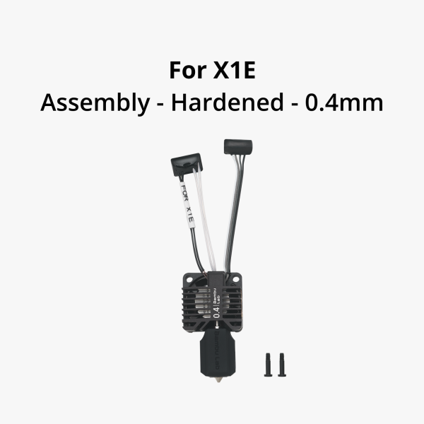 Bambu Lab- Complete hotend assembly with hardened steel nozzle [X1E] - Image 4