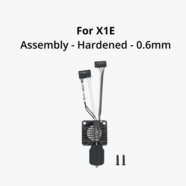 Bambu Lab- Complete hotend assembly with hardened steel nozzle [X1E] - Image 5