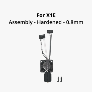 Bambu Lab- Complete hotend assembly with hardened steel nozzle [X1E]