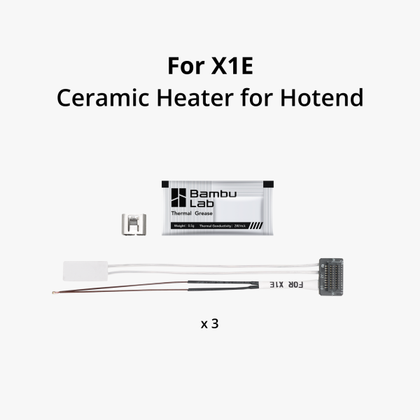 Bambu Lab Spare Parts Ceramic Heater for Hotend - [X1E] - Image 2
