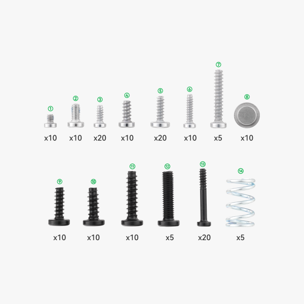 Bambu Lab Spare Parts Screws Kit - [A1 mini,AMS lite] - Image 3