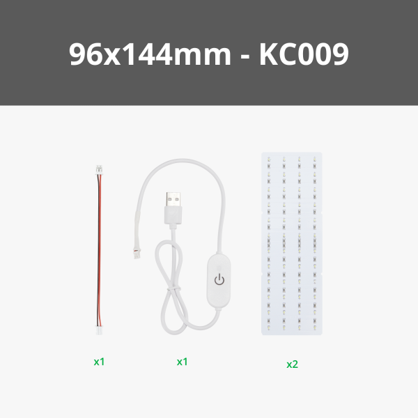 Bambu Lab Spare Parts Lithophane LED Backlight Board Kit (2PCS) - Image 3
