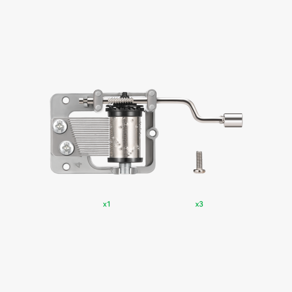 Bambu Lab Spare Parts Piano Music Box Hand Winding Kit - Image 8