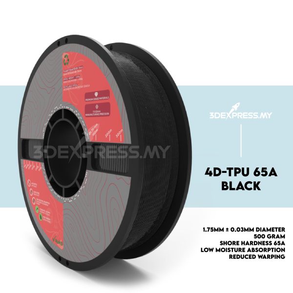 4D TPU 65A 3D FILAMENT 1KG - EXTREME Series - Image 5