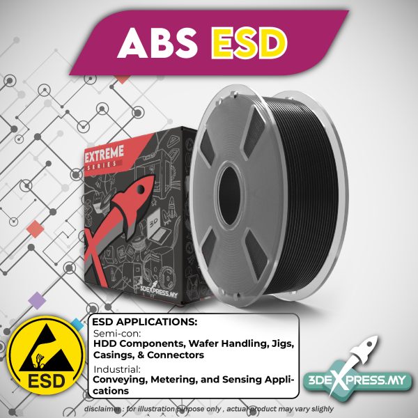 3DExpress.my ABS/PETG ESD 1.75mm 1KG 3D Printer filament - Image 2