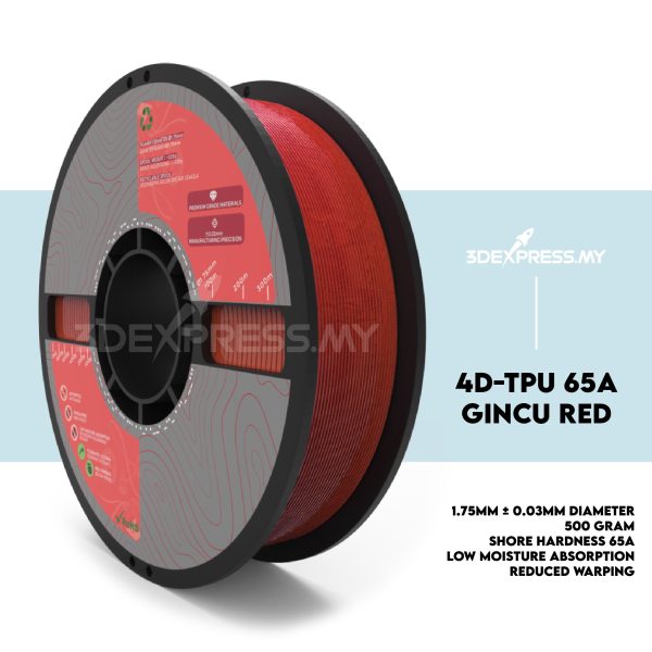 4D TPU 65A 3D FILAMENT 1KG - EXTREME Series - Image 4