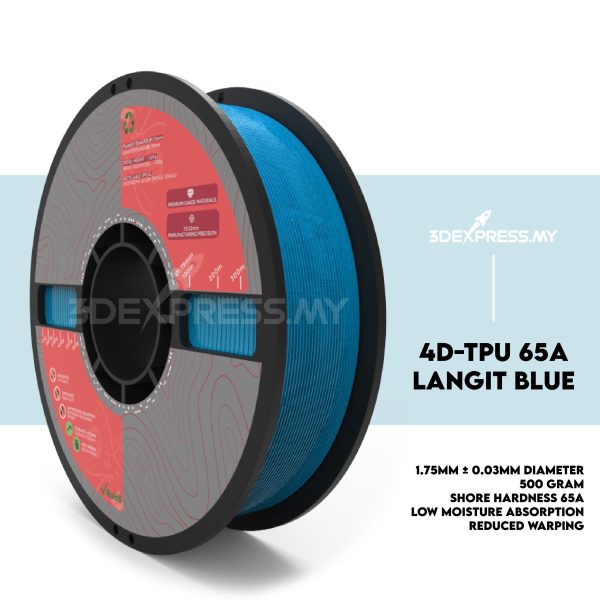 4D TPU 65A 3D FILAMENT 1KG - EXTREME Series - Image 3