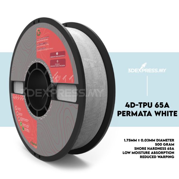 4D TPU 65A 3D FILAMENT 1KG - EXTREME Series - Image 2