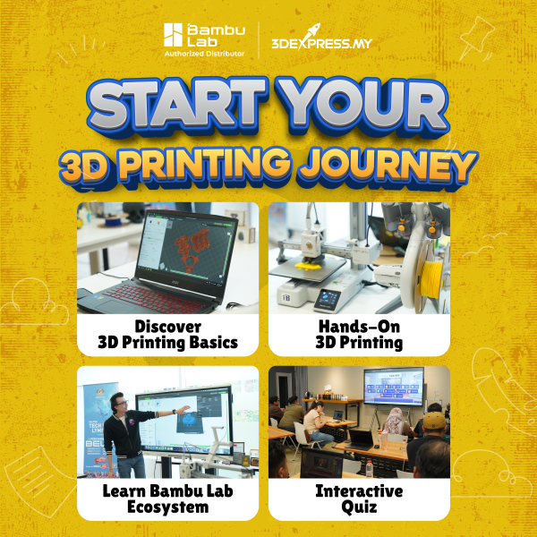🎉 3D PRINTING WORKSHOP — RM80 ONLY! - Image 2