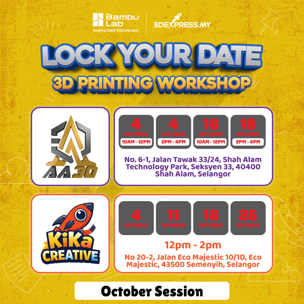 🎉 3D PRINTING WORKSHOP — RM80 ONLY! - Image 4